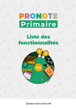 fonctionnalites Pronote Primaire