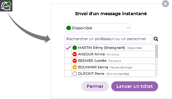 Messagerie instantanée