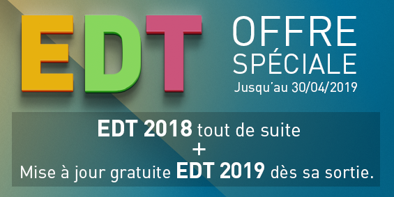 offre spéciale EDT