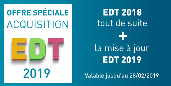 offre spéciale EDT