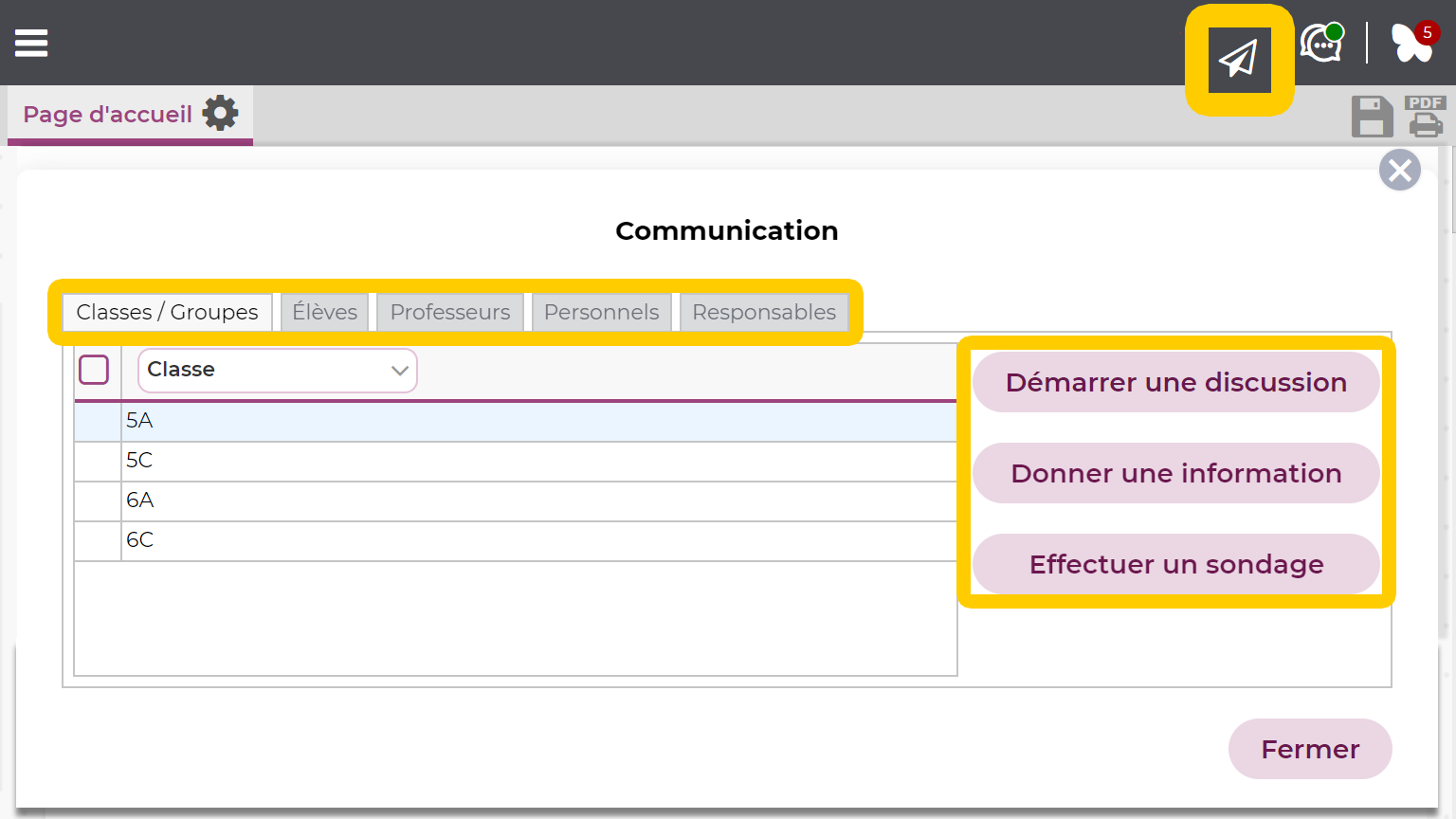 outil de communication