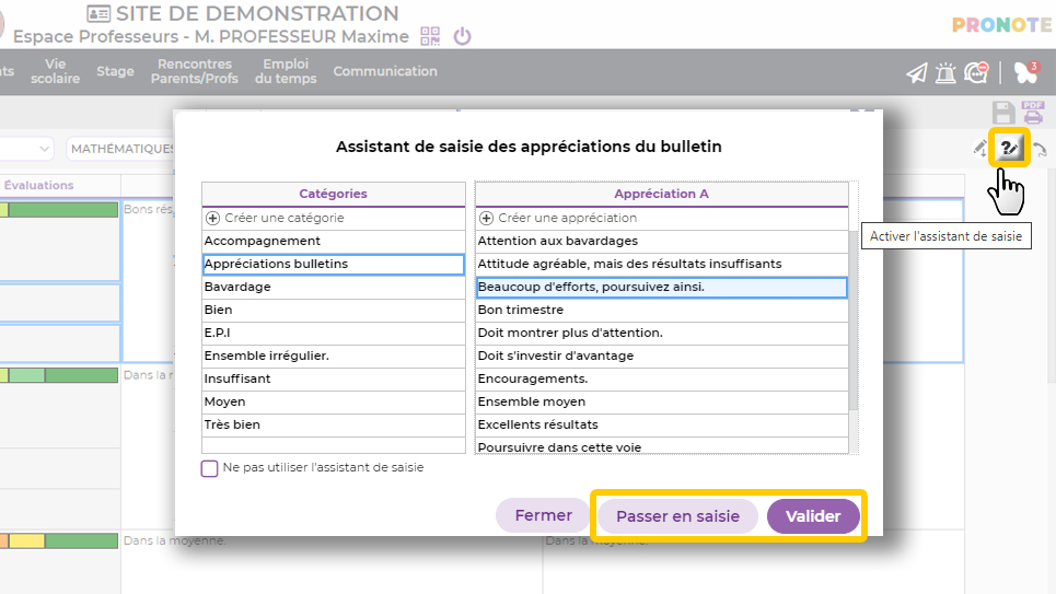 Bibliothque d'apprciations