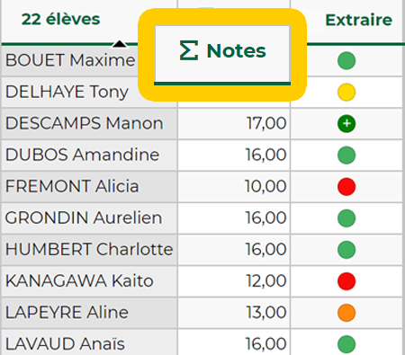 prise en main saisie competences