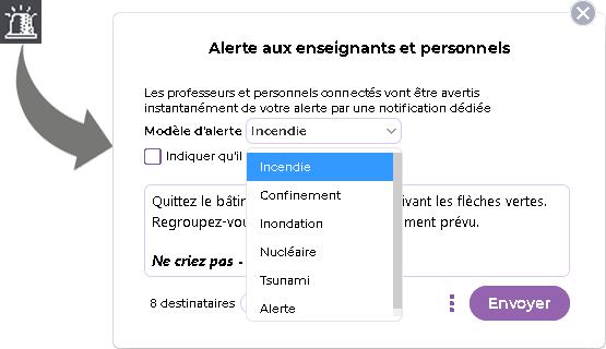 Alerte PPMS
