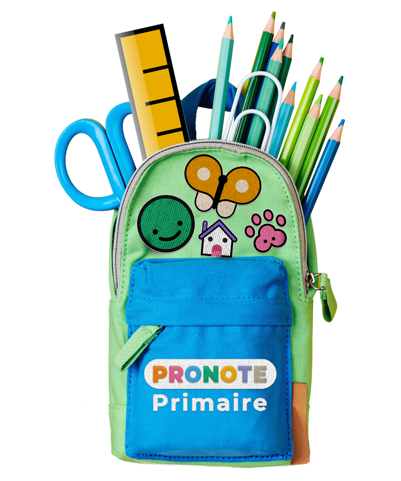 cartable avec logo PRONOTE Primaire