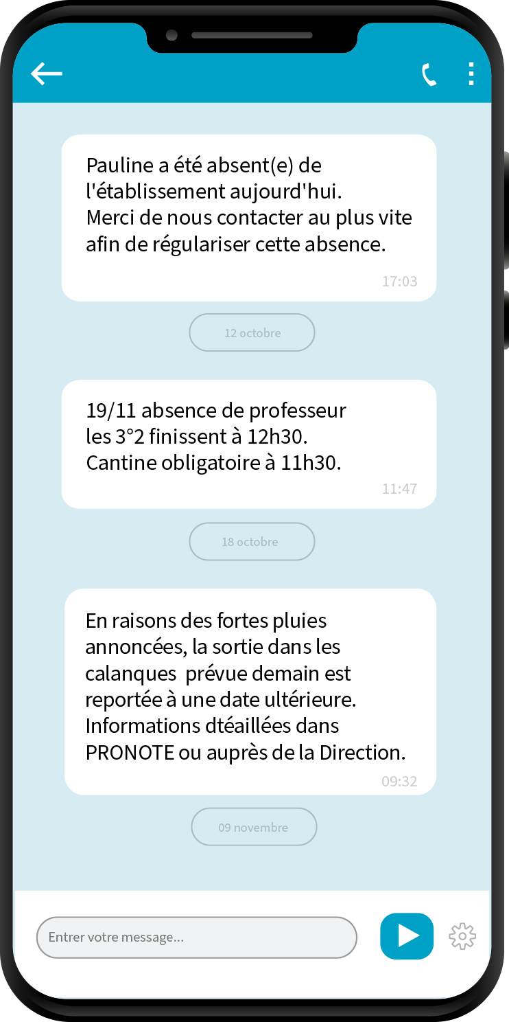 Envoi de SMS