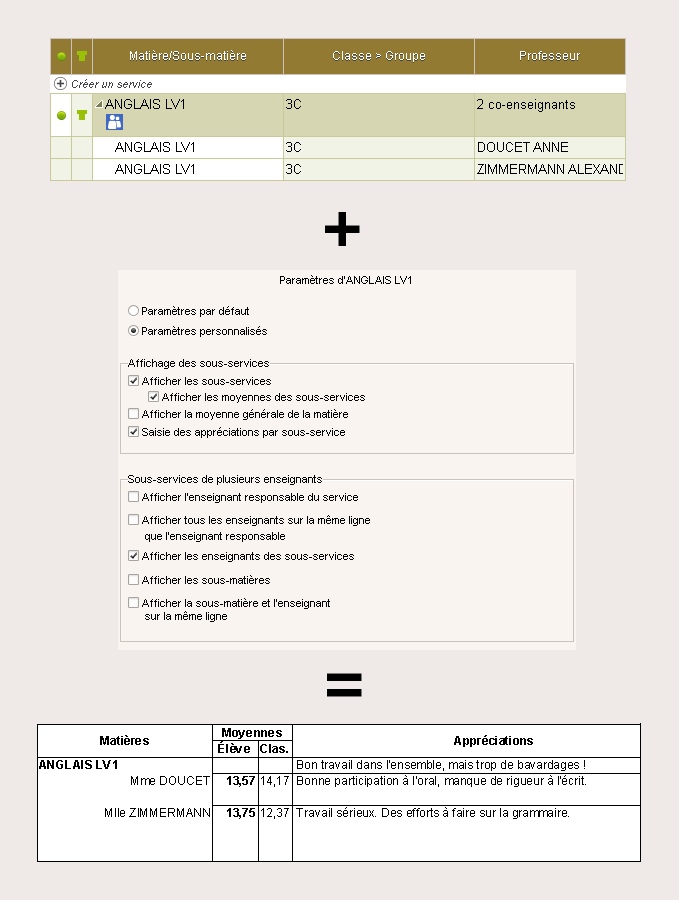 FAQ PRONOTE  Comment personnaliser l'affichage des services sur les