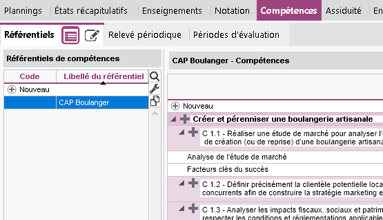 valuation par comptences