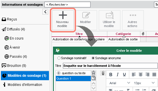 dition de modles de sondage