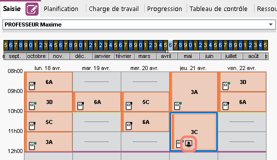 Accs aux liens visio