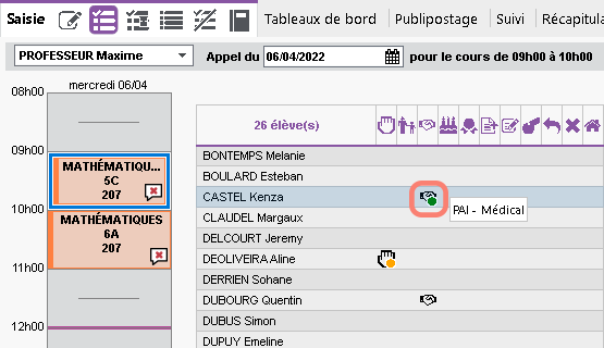 Distinction des projets d'accompagnement d'ordre mdical