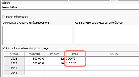 Taxe d'apprentissage