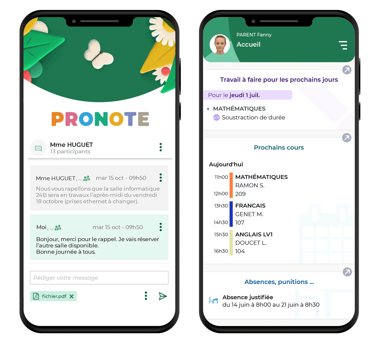 PRONOTE  premier logiciel de vie scolaire en collèges et lycées