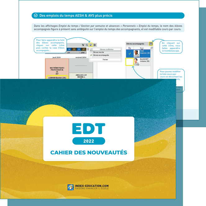 Cahier des nouveautés EDT