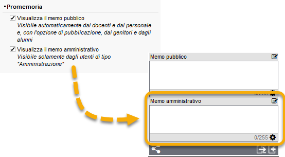 Memo aggiuntivo riservato al personale scolastico