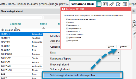 selezione_alunni_stessoprofilo