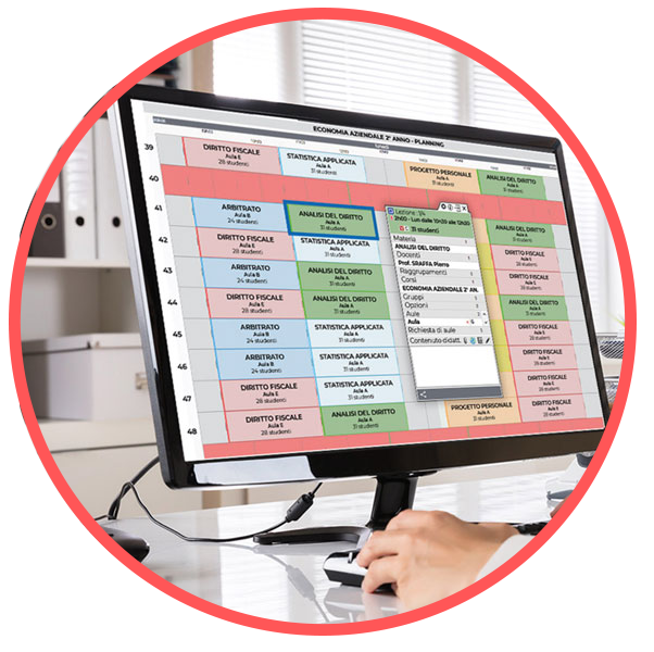 Schermata di PRONOTE Campus, il gestionale per la gestione orari e studenti con il registro elettronico integrato